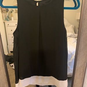 Black business tank top